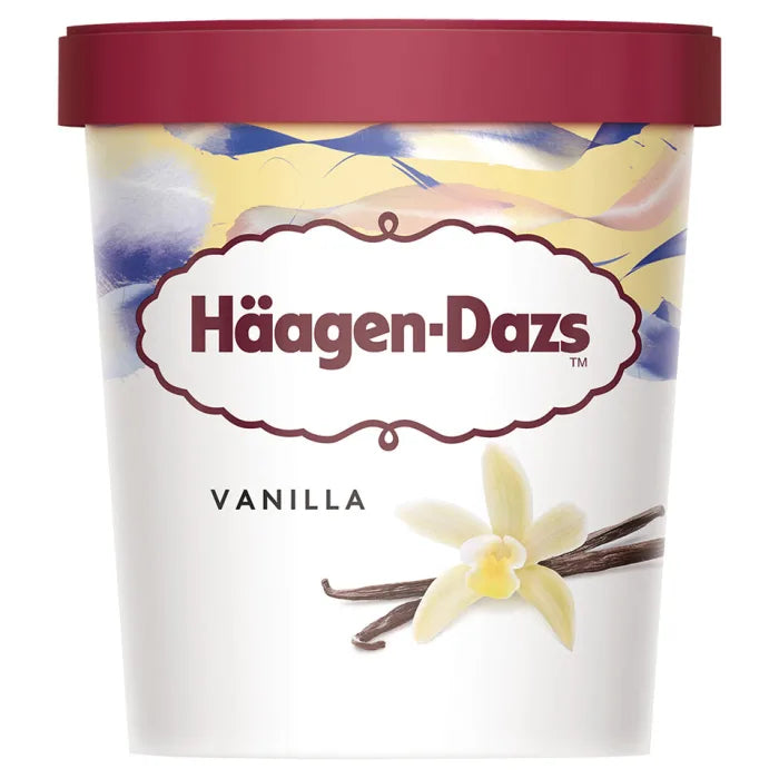 MASHaagen Dazs Vanilla Ice Cream 8pc x  460ml-Food