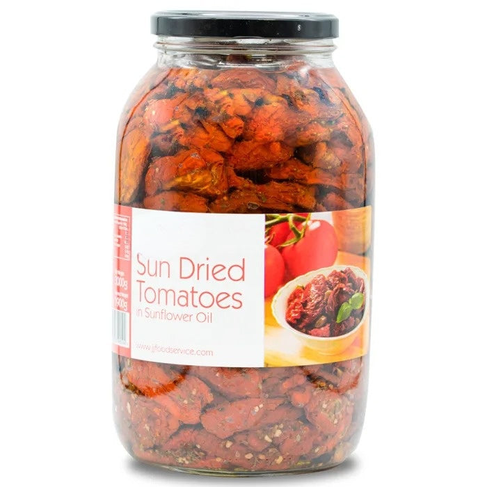 Sun-Dried Tomatoes in Sunflower Oil (Glass)-1x3kg-Food