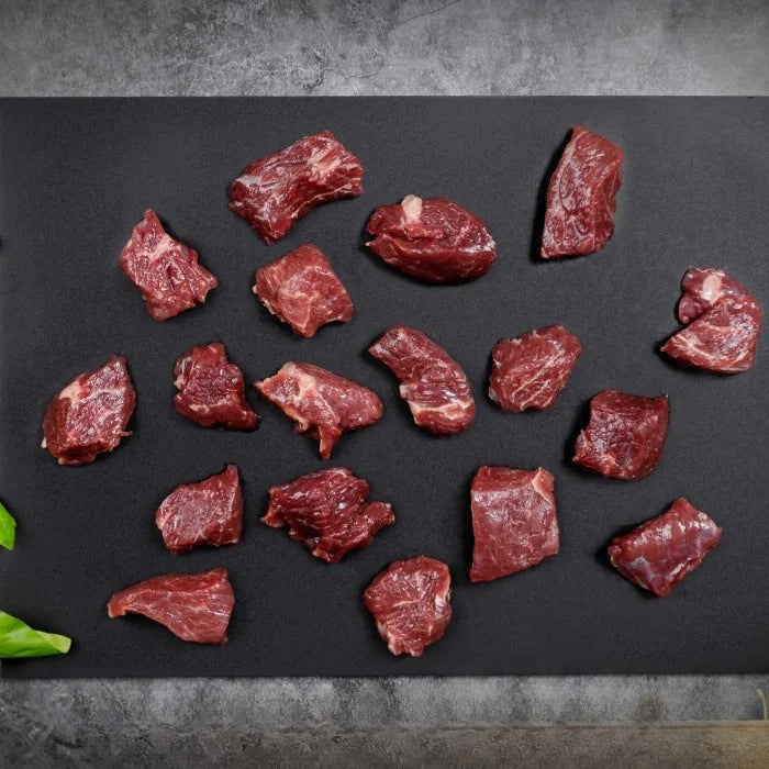 MASFresh UK Halal Diced Beef Braising Steak 1x2kg-Food