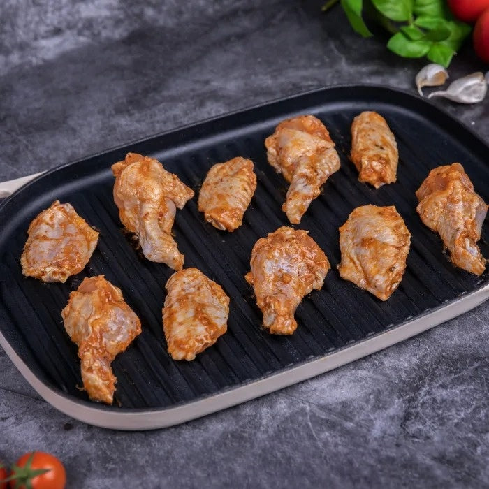 MASMediterranean Style Marinated Halal Fresh Mixed Chicken Wings 2kg-Food Fresh Chicken Asetena Pa 