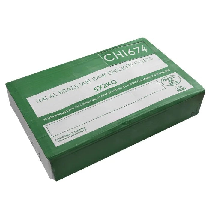 MASHalal Brazilian Raw Chicken Fillets (90-110g)-5x2kg-Food