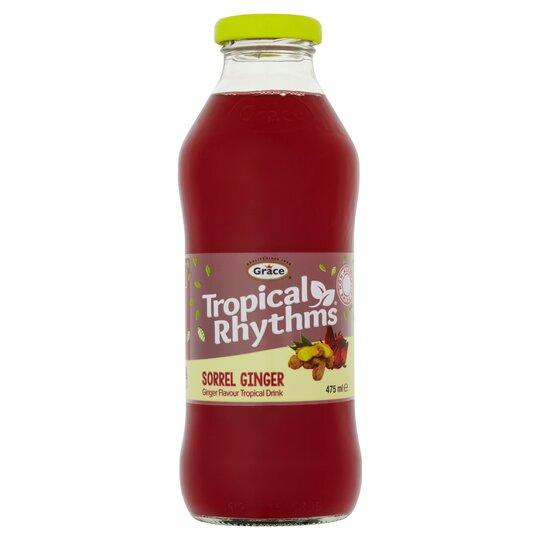 Grace Tropical Rhythms Sorrel Ginger 475ml Case of 12