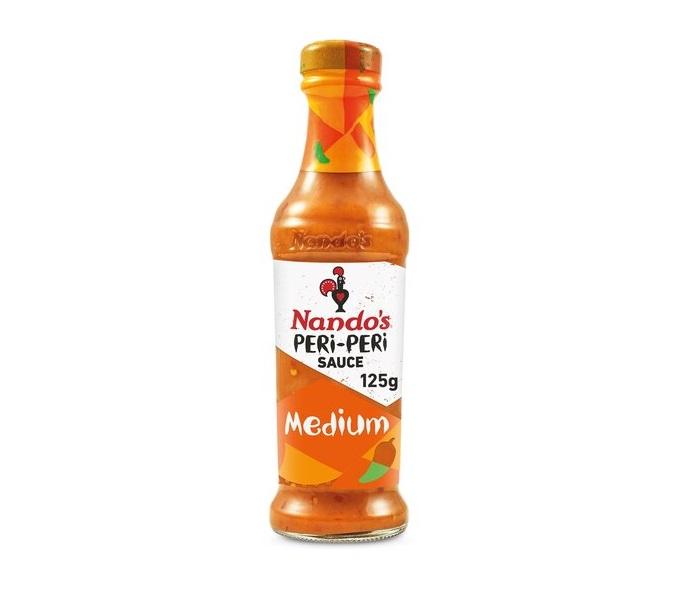 MASNando's Medium Peri Peri Sauce 125g Box of 6-Fd