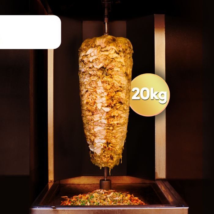 MASHalal Chicken Shawarma 1 x 20kg-Food