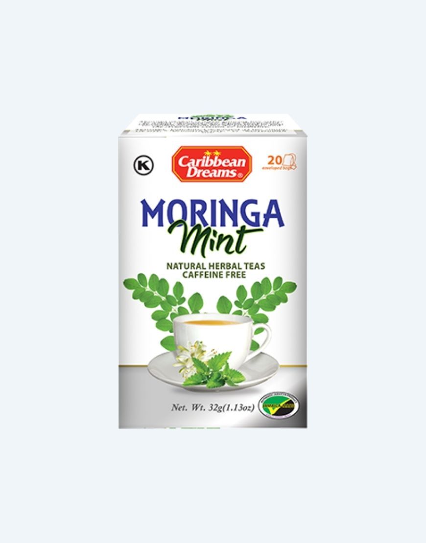MASCaribbean Dreams Moringa Mint Tea 20's Box of 6-Fd