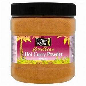MASDunn's River Caribbean Hot Curry Powder 500g Box of 3-Fd