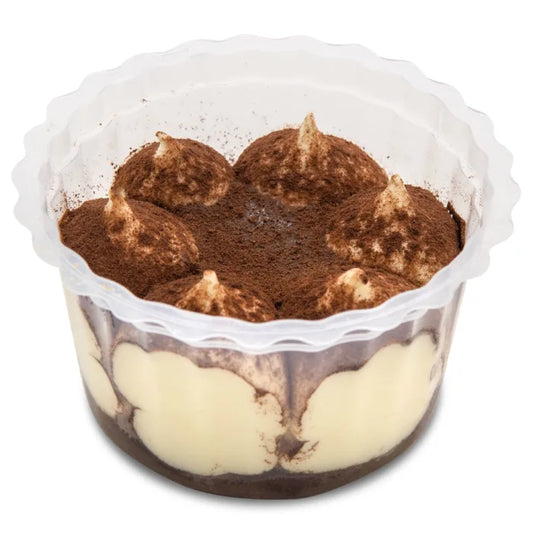 Delizia Chocolate & Hazelnut Tiramisu Portions (Alcohol-Free) 16 x 110g