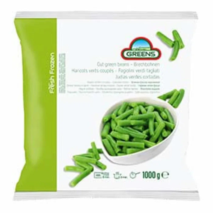 MASGreens Frozen Cut Green Beans (Bags)-1x1kg-Food
