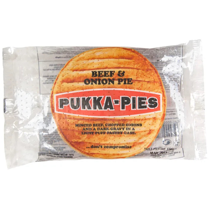 MASPukka Wrapped Cooked Beef & Onion Pie-1x12-Food