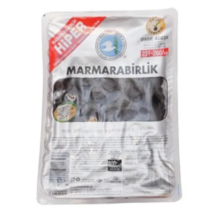 MASMarmarabirlik Black Olives (PM) VacPac (321/350)-1x800g-Food