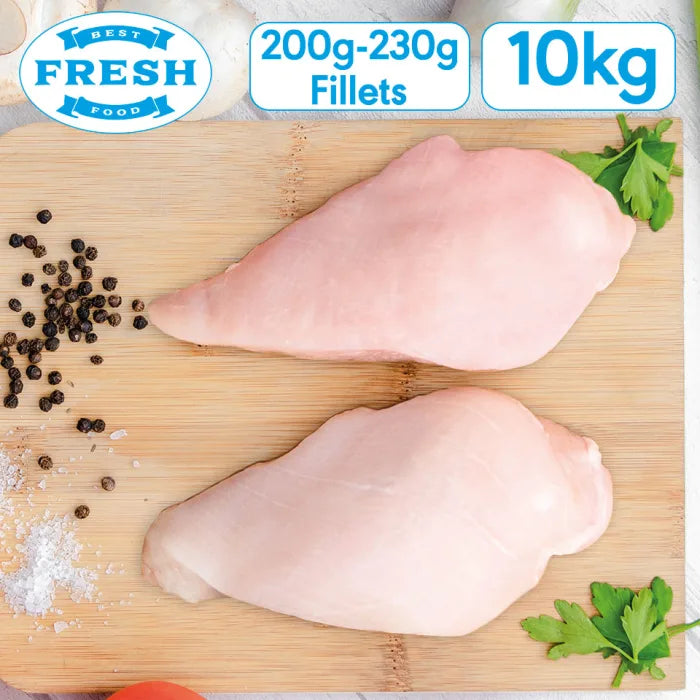 MASFresh Halal Chicken Breast Fillets (200g-230g)-2x5kg-Food